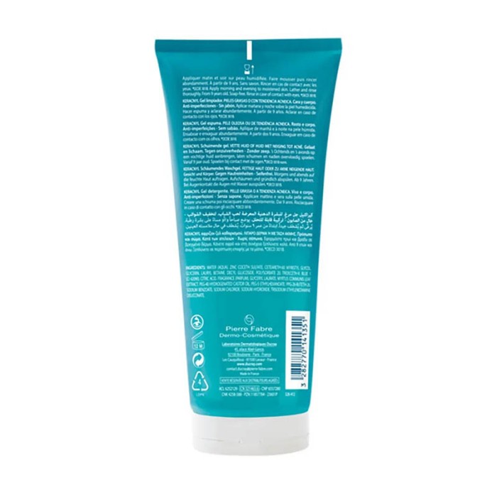 Ducray Keracnyl Gel 200ml