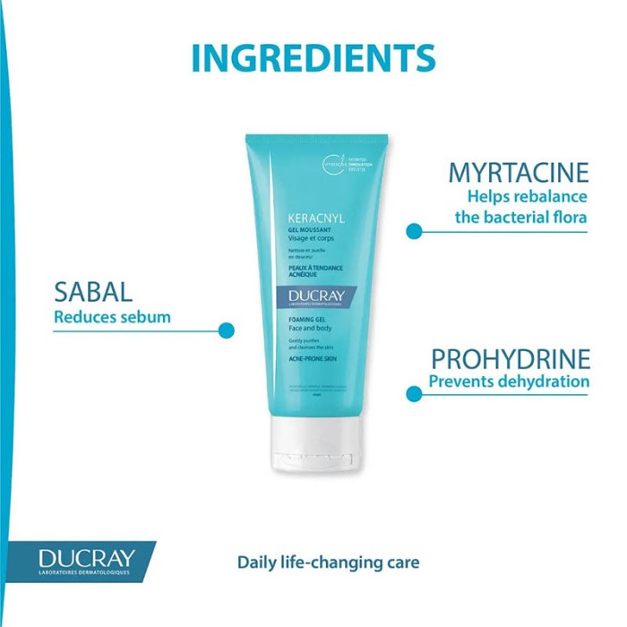 Ducray Keracnyl Gel 200ml
