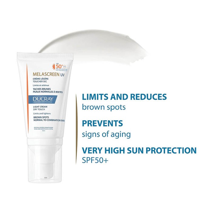 Ducray Melascreen Photoprotection Light Cream SPF50+ 40ml