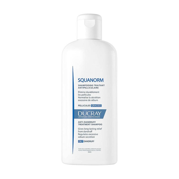 Ducray Squanorm Treatment Shampoo Oily Dandruff 200ml