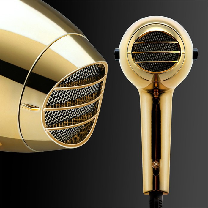 Elchim 2001 Mod Hair Dryer Black & Gold