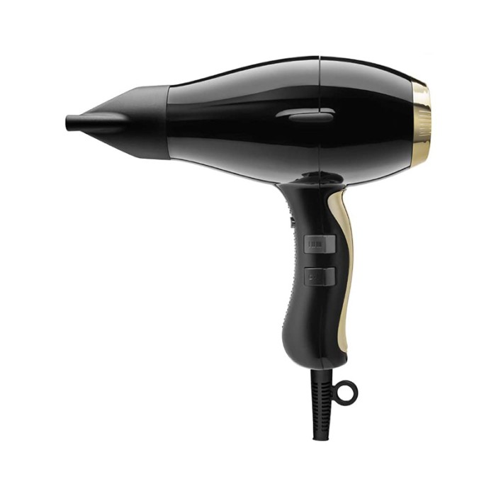 Elchim 3900 Healthy Ionic Black & Gold Hair Dryer