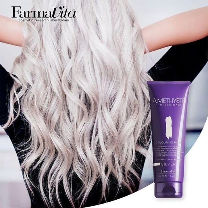 Farmavita Amethyste Colouring Mask 250ml, Silver