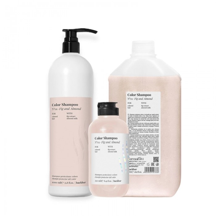 Farmavita Back Bar Colour Shampoo N°01 Fig and Almond 5L