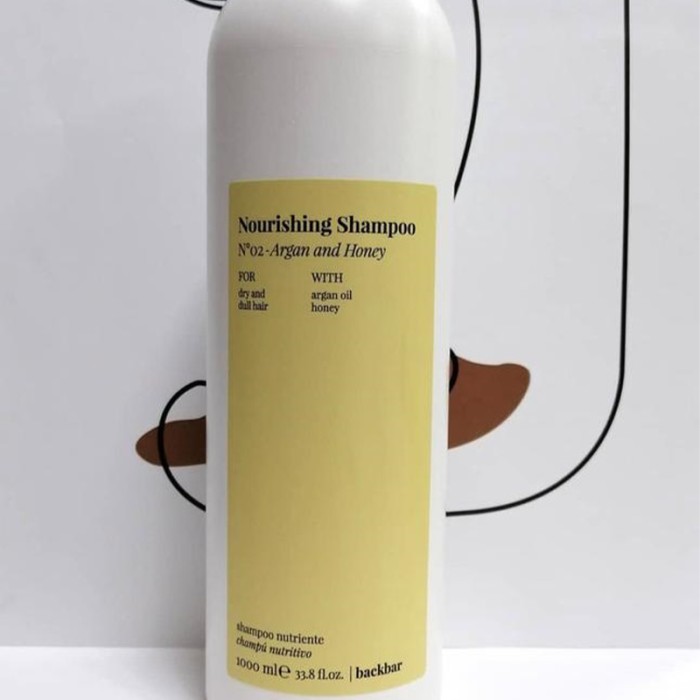 Farmavita Back Bar Nourishing Shampoo N°02 Argan And Honey 1000ml