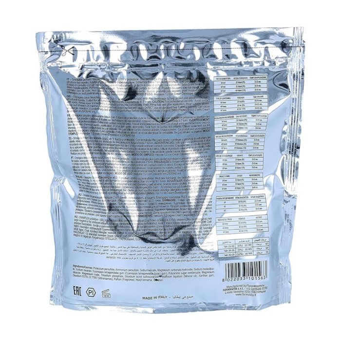 Farmavita Omni plex Bleaching Powder Blue 500g