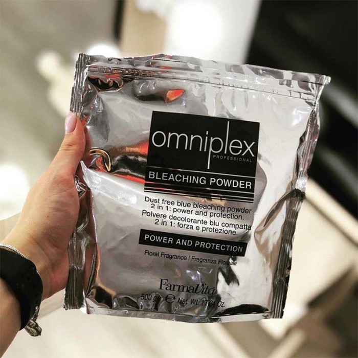 Farmavita Omni plex Bleaching Powder Blue 500g