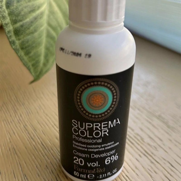 Farmavita Suprema Colour Cream Oxidant Peroxide 60ml, 20 volume