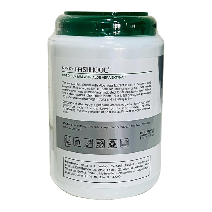 Fash Kool Aloe Vera Hot Oil Hair Cream 1500ml