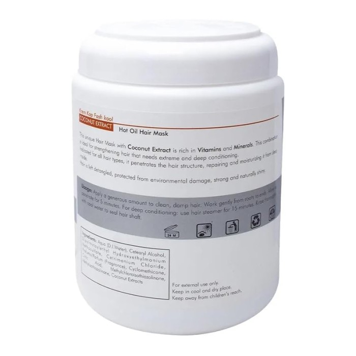 Fash Kool Coconut Hot Oil Hair Cream 1000ml