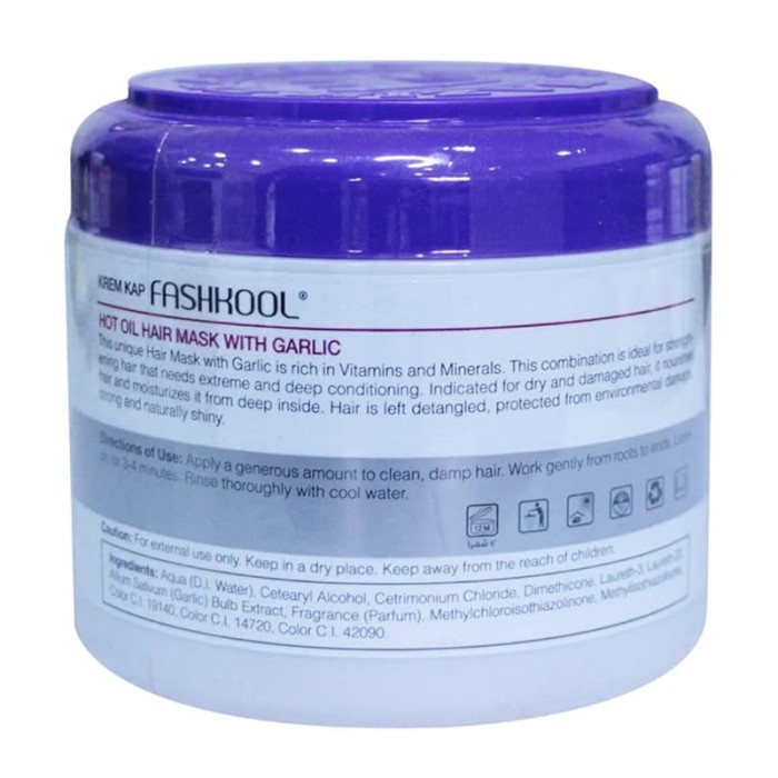 Fash Kool Garlic Hot Oil Hair Mask 500ml
