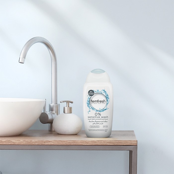 Femfresh 0% Sensitive Wash Fragrance Free 250ml