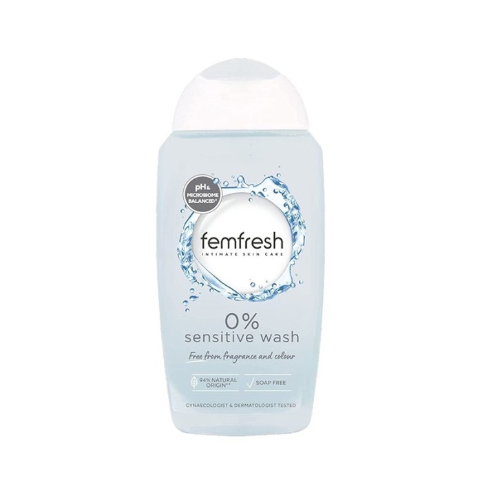 Femfresh 0% Sensitive Wash Fragrance Free 250ml