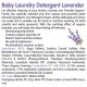Friendly Organic 2000ml Lavender Baby Laundry Detergent, White