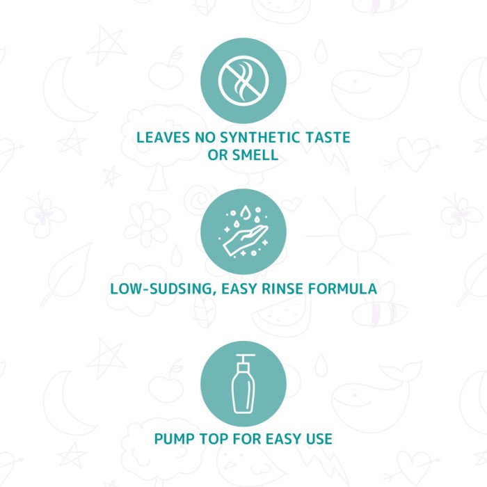 Friendly Organic 500ml Fragrance Free Baby Bottle & Feeding Utensil Wash, Clear