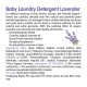 Friendly Organic Baby Laundry Detergent 2L Pack of 2, Lavender