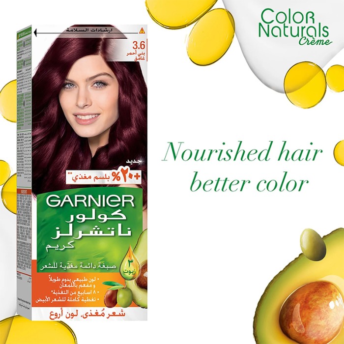 Garnier Color Naturals 3.6 Deep Red Brown
