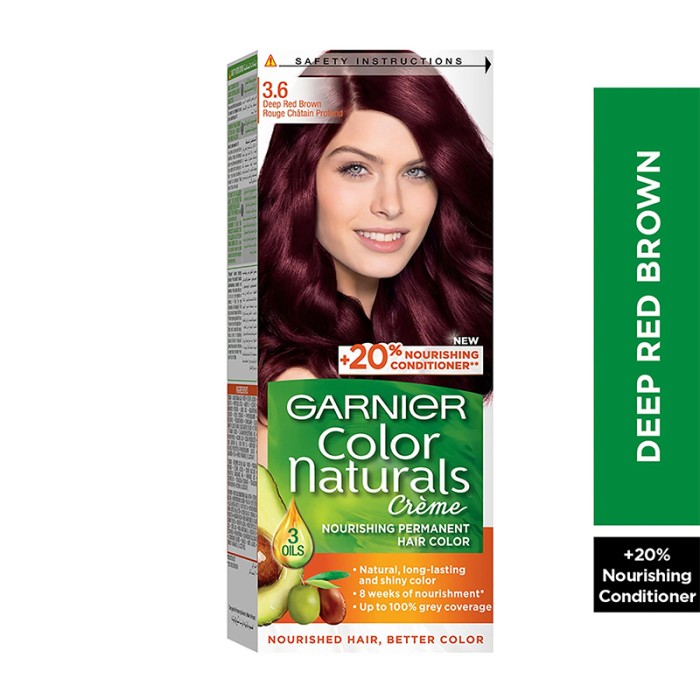 Garnier Color Naturals 3.6 Deep Red Brown