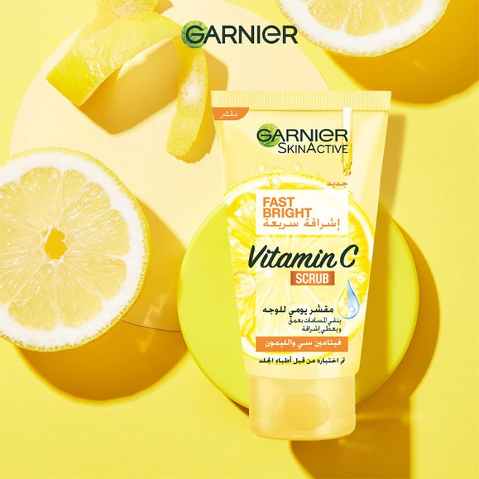 Garnier Fast Bright Scrub T150ml 002