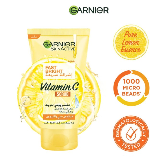 Garnier Fast Bright Scrub T150ml 002