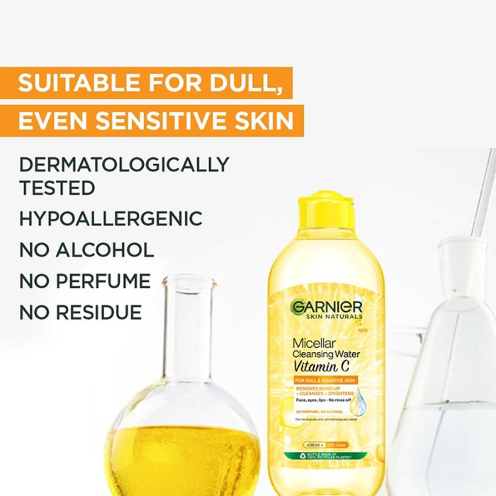 Garnier Micellar Wash Vit C Pb 400ml