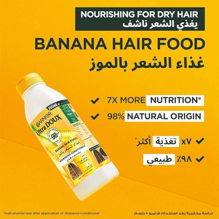 Garnier Ultra Doux Nourishing Banana Hair Food Conditioner 350ml