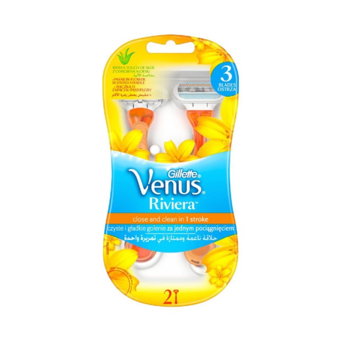 Gillette Venus Riviera Disposable Razor 2 Count