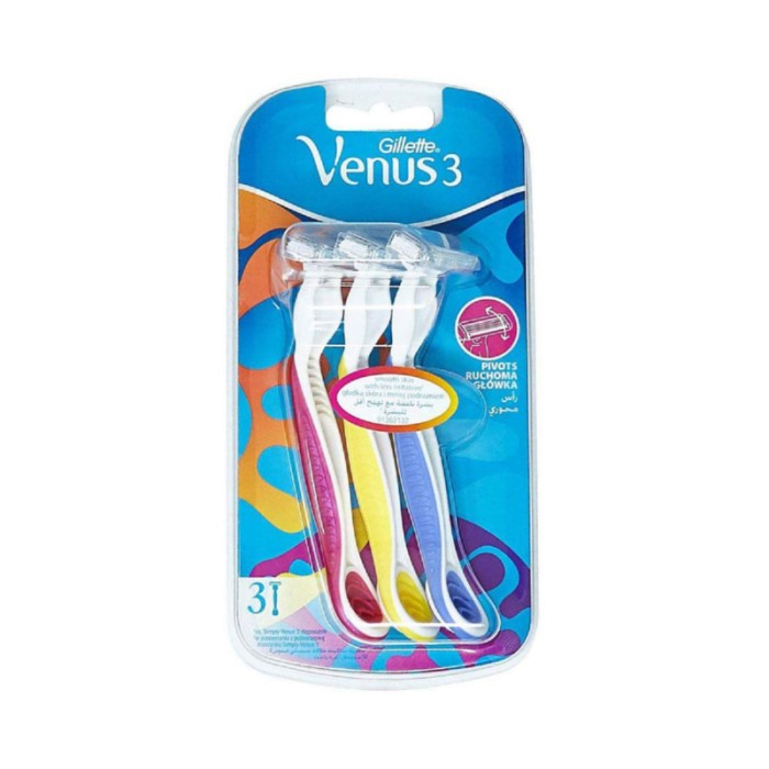 Gillette Venus Simply 3 Plus Disposable Razor 3 Count