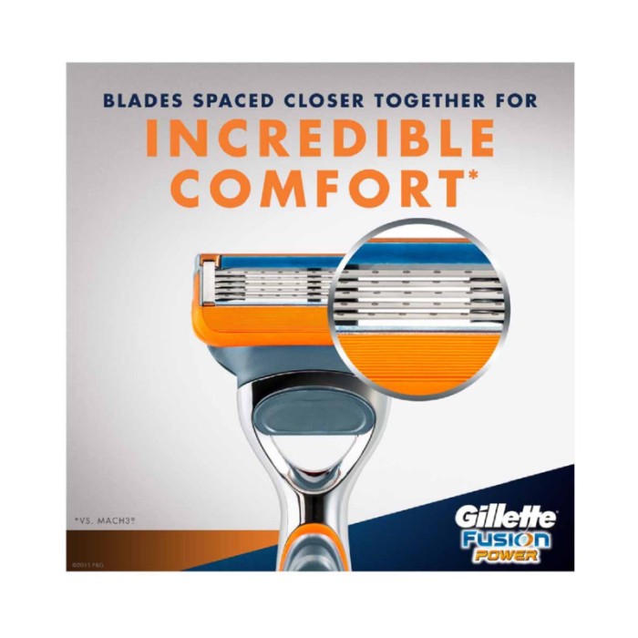 Gillette Fusion Power Replacement Blades - 4pcs
