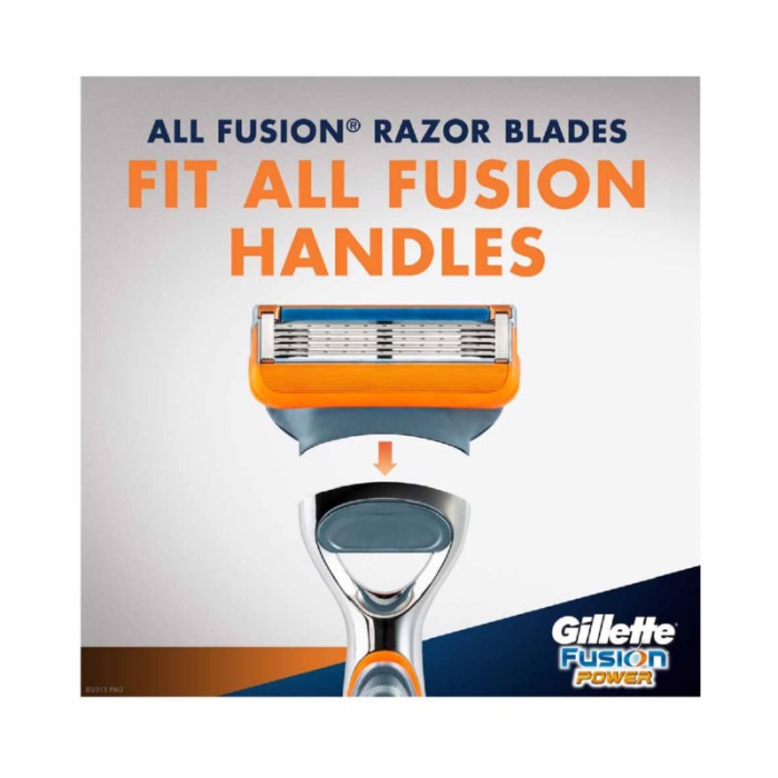 Gillette Fusion Power Replacement Blades - 4pcs