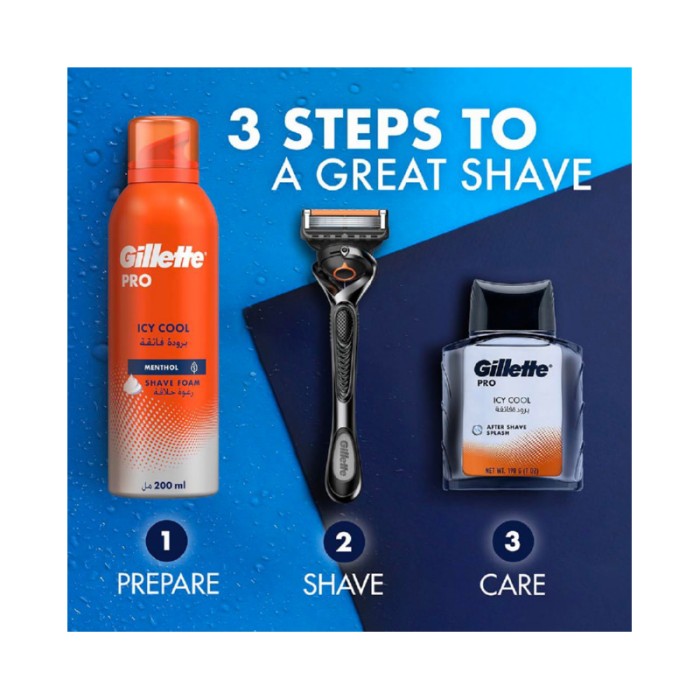 Gillette Icy Cool Shaving Foam - 200 ml