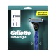 Gillette Mach3+ Blade Refills - 8pcs