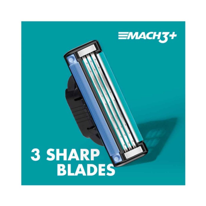 Gillette Mach3+ Blade Refills - 8pcs