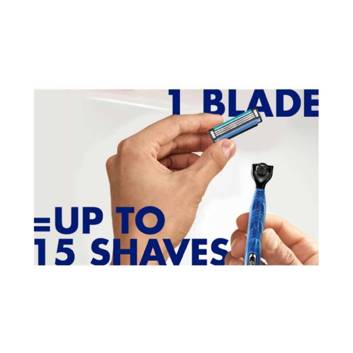 Gillette Mach3+ Blade Refills - 8pcs