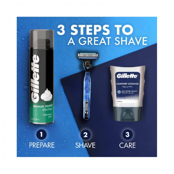 Gillette Menthol Men's Shaving Foam 200ml