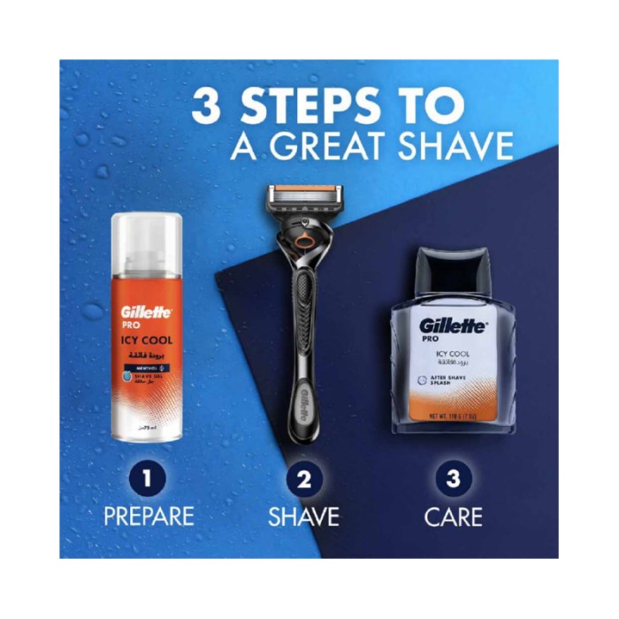 Gillette Pro Icy Cool Menthol Shave Gel 75 ml