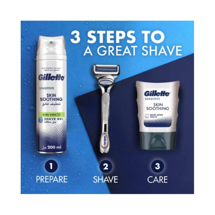 Gillette Pro Sensitive Soothing Shave Gel 200 ml