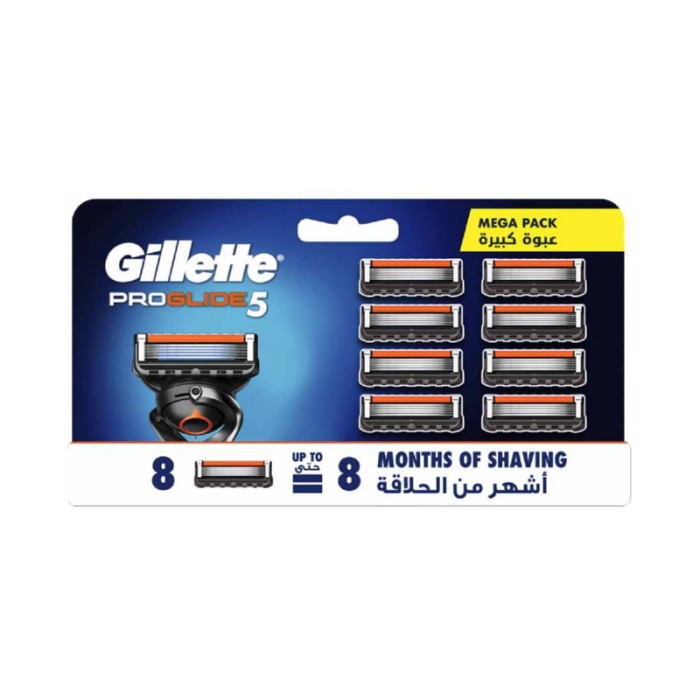 Gillette ProGlide5 Razor Blades - 8pcs