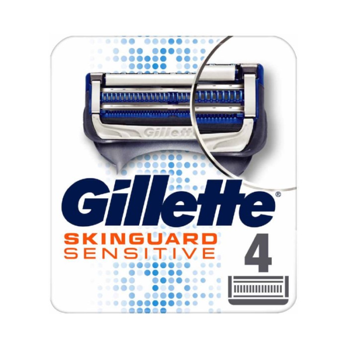 Gillette Skinguard Sensitive Blades - 4pcs
