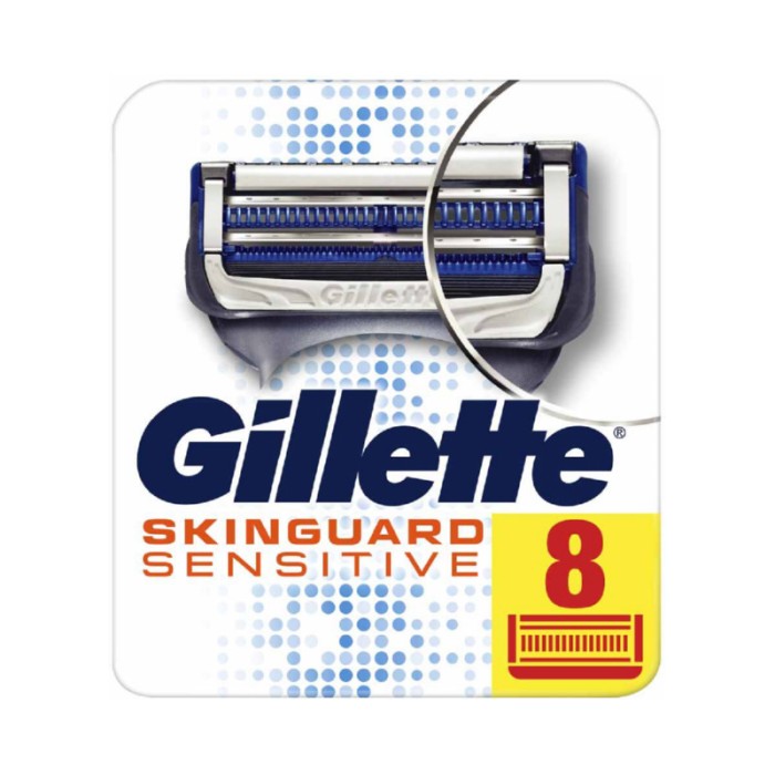 Gillette Skinguard Sensitive Blades - 8pcs