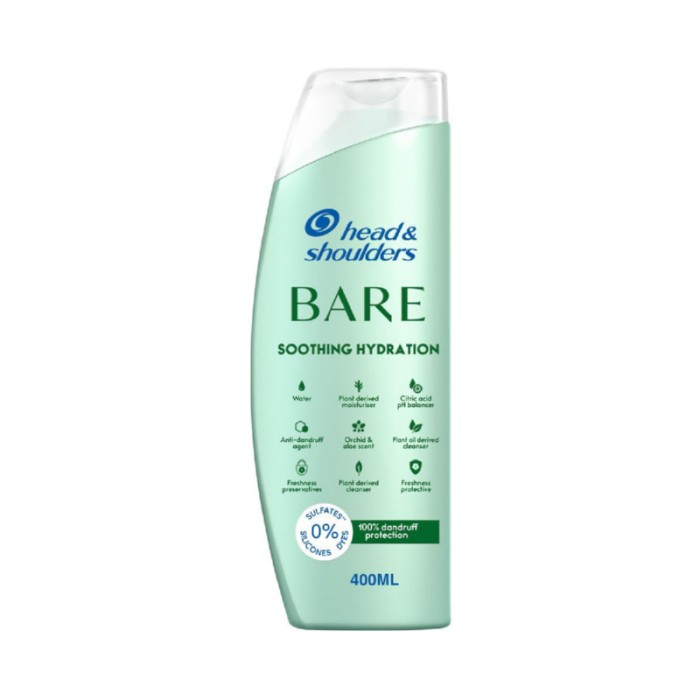 Head & Shoulders Bare Soothing Hydration Shampoo 400ml