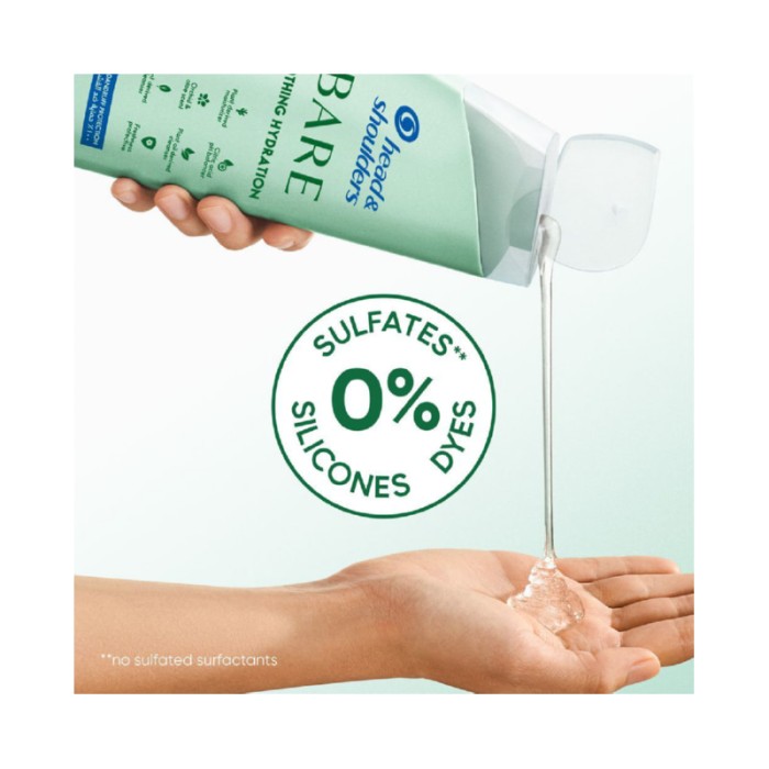 Head & Shoulders Bare Soothing Hydration Shampoo 400ml