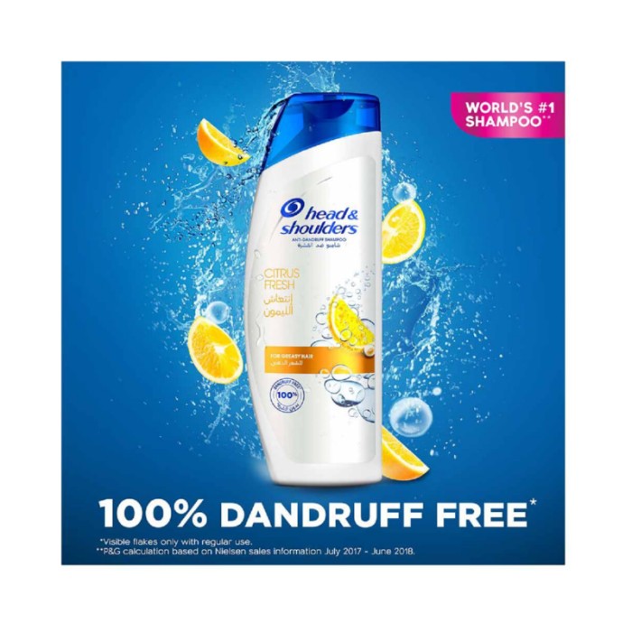 Head & Shoulders Citrus Fresh Anti - Dandruff Shampoo 400ml