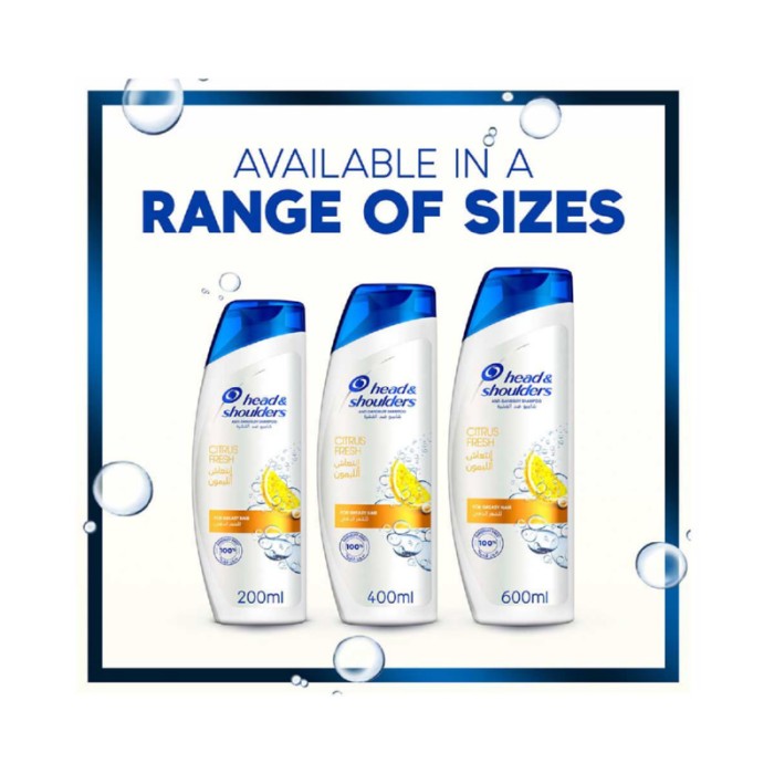 Head & Shoulders Citrus Fresh Anti - Dandruff Shampoo 400ml