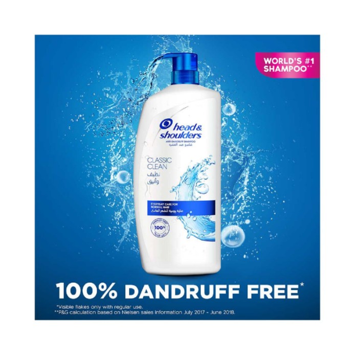 Head & Shoulders Classic Clean Anti - Dandruff Shampoo 1000ml