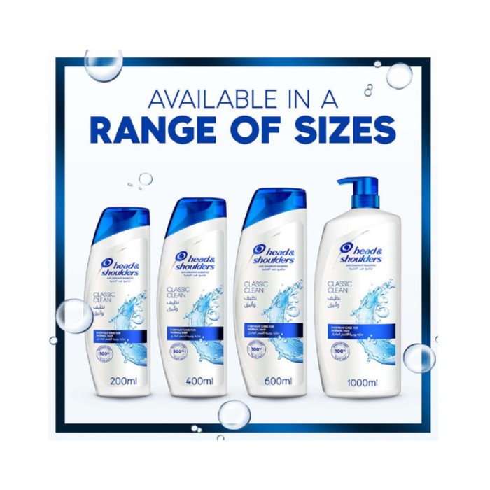 Head & Shoulders Classic Clean Anti - Dandruff Shampoo 1000ml