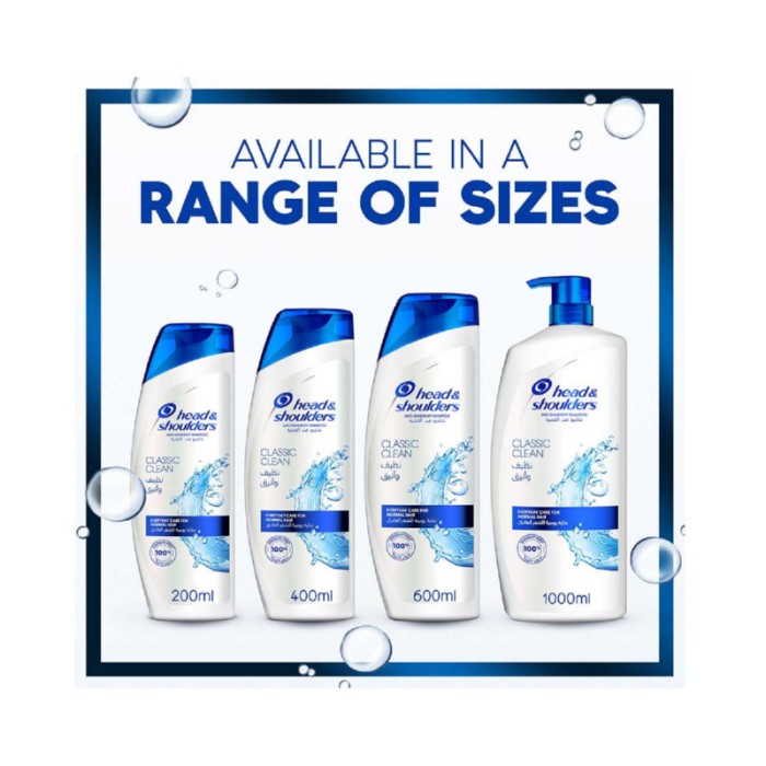 Head & Shoulders Classic Clean Anti - Dandruff Shampoo 200ml