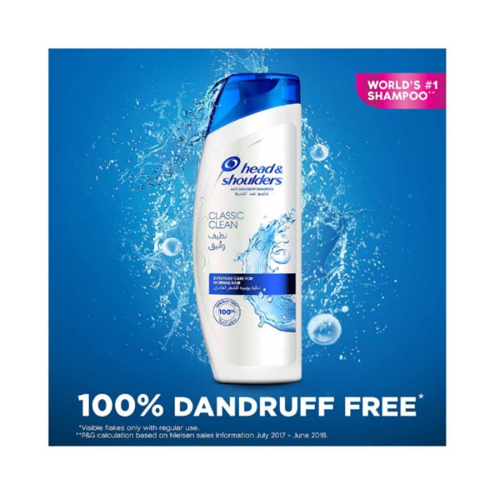 Head & Shoulders Classic Clean Anti - Dandruff Shampoo 400ml