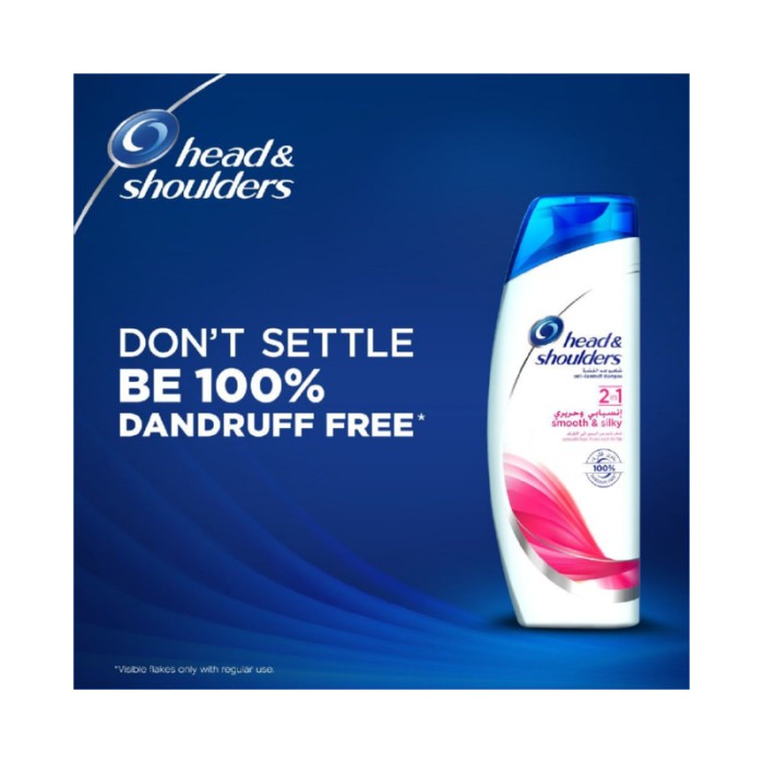 Head & Shoulders Lively and Silky Anti - Dandruff Shampoo 600ml