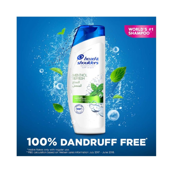 Head & Shoulders Menthol Refresh Anti - Dandruff Shampoo 400 ml